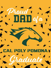 Dad Flag Proud CPP Graduate 30" X 40"