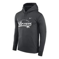 Nike Hood Therma Broncos Script W/Tail & Head Anthracite