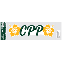 Decal Cal Poly Pomona Hibiscus Color