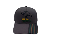 Cap Horse Head Broncos Striped Flat Bill