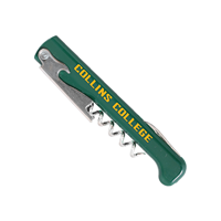 *New Item: Corkcrew Large Imprint "Collins College" Green