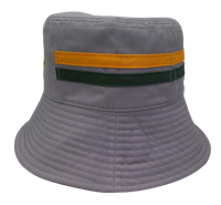 BUCKET CAP W/STRIPES CPP COLORS GREY