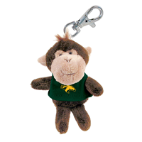 Plush Wild Bunch Key Tag Monkey