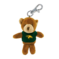 Plush Wild Bunch Key Tag Bear