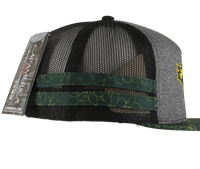 CAP STRUCTRED W/SUBLIMATED PANELS & BILL GRAPHITE