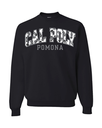 Crew Cal Poly Broncos Pineapple Twill Pomona Black