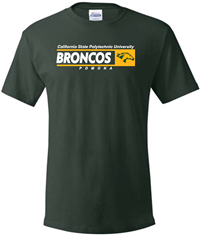 Tee Fs Polytechnic Broncos Forest Green