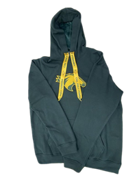 *New Item: Hood W/Gold Sleeve Tape CPP Dark Green