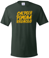 Tee Bold Outline Forest Green