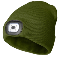 Beanie Rechargable Led Olive
