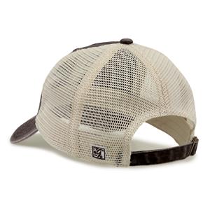 CAP DYED TWILL SOFT TRUCKER BLACK