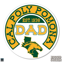 Decal 3.5" Cal Poly Pomona Est. 1938 Dad