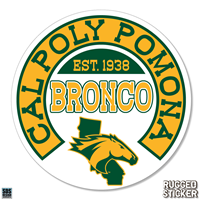 Decal 3.5" Cal Poly Pomona Est. 1938 Bronco