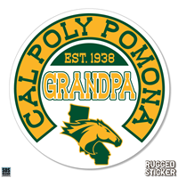 Decal 3.5" Cal Poly Pomona Est. 1938 Grandpa