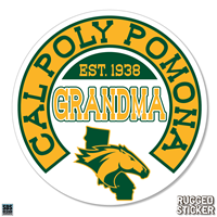 Decal 3.5" Cal Poly Pomona Est. 1938 Grandma
