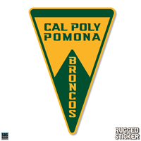 Decal 3.5" Cal Poly Pomona Pennant