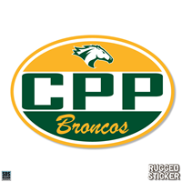 Decal 3.5" Euro CPP Broncos W/ Horse