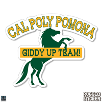 Decal 3.5" Cal Poly Pomona Giddy Up