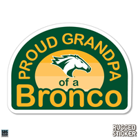 Decal 3.5" Proud Grandpa Of A Bronco