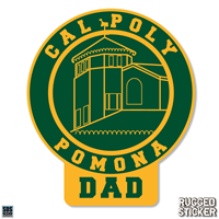 Decal 3.5" Cal Poly Pomona Seal W/ Dad