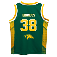YOUTH JERSEY BASKETBALL GAME DAY CPP '38 DARK GREEN/ATH GOLD