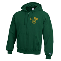Hood Cal Poly Arch Over Faux Seal With Arch Cal Poly Pomona Over CPP Logo Est. 1938 Dk Green