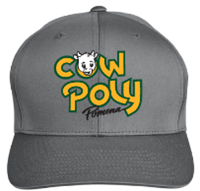  Cap Cow Poly Pomona Sport Graphite