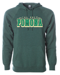 *New Item: Hood Premium Cal Poly W/Bold Pomona Moss Heather