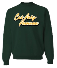 *New Item: Crew Eessential Cal Poly Pomona White/Yellow Dark Green