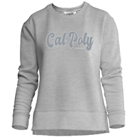 *New Item: Ladies Crew Unity Chenille Cal Poly Pomona Athletic Heather