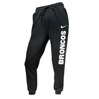 Ladies Nike Jogger Varisty Fleece Black