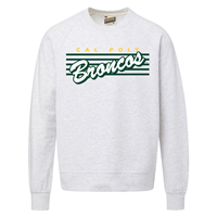 Crew Raglan Vintage L3 Applique Ash Grey