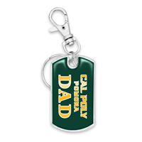 Dad Keytag Dog W/Clip Green