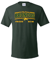 Mom Tee Proud Dark Green