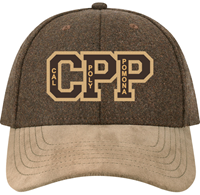  Cap Suede W/Chenile Letters CPP Brown