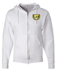 Zip Contrast Hood LC CPP White