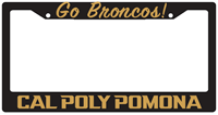  *New Item: Lf Plastic Go Broncos! Gold On Black