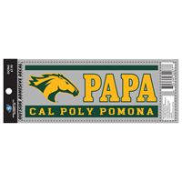 DAD DECAL PAPA HORSE HEAD 6x3