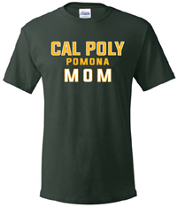 Mom Cal Poly Pomona Block Dark Green