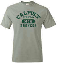 Mom Tee Arched CPP Over Broncos Stonewash Green