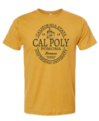 Tee Circle Logo Full Spell Tone-On-Tone Ginger