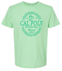 Tee Circle Logo Full Spell Tone-On-Tone Neo Mint
