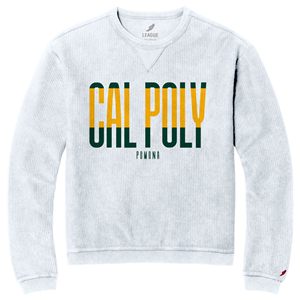 Crew Timber Line Up Cal Poly White