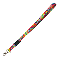 *New Item: Lanyard 3/4 W/Detachable Clip CPP Tye Dye