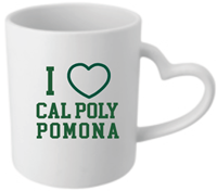 Mug I Heart <3 CPP W/Heart Handle White 12 Oz