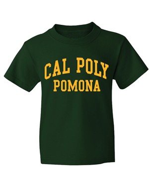Youth Tee College Day Gold On Dark Green