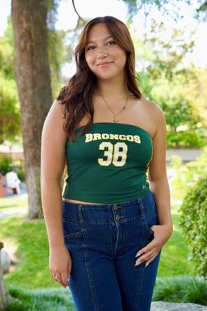 H/V CROPPED FOOTBALL JERSEY TUBE TOP HUNTER GREEN