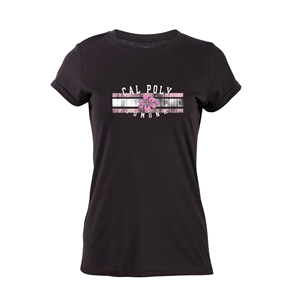 Ladies Tee Hibiscus Through Cal Poly Pomona