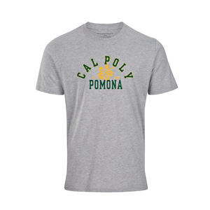 TEE CAL POLY ARCHED OVER HIBISCUS