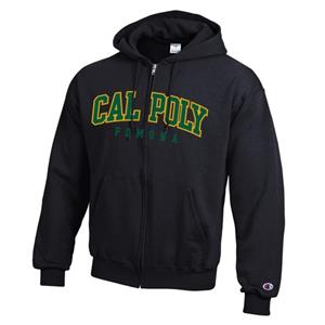 Full Zip Powerblend Chest Cal Poly Arched Over Pomona